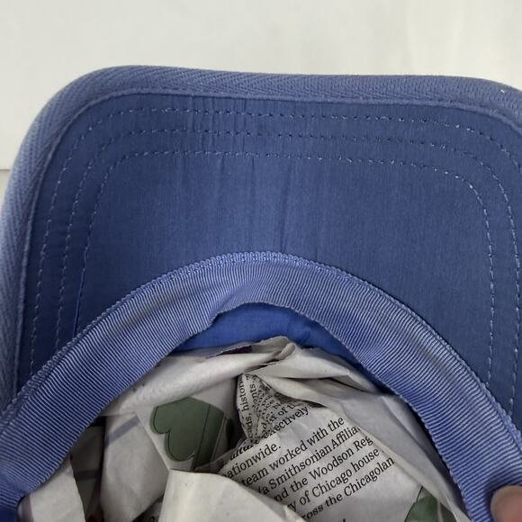 Vintage Juicy Couture Cadet Style Flat Cap Blue 100% Cotton - Picture 7 of 11